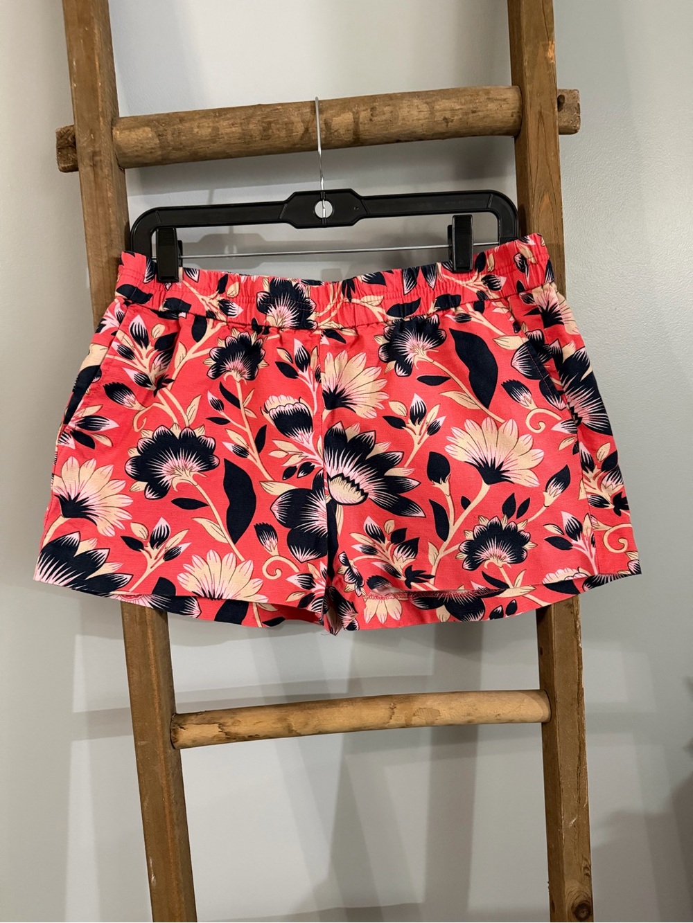 J. Crew Coral Floral Casual Shorts